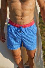 man wearing a riviera swimsuits with elasticated belt