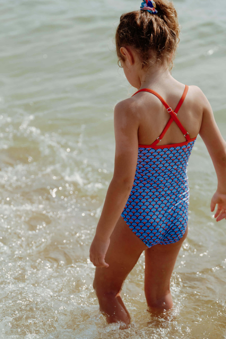 Girl's One-Piece Swimwear Blue Sensu | GILI'S