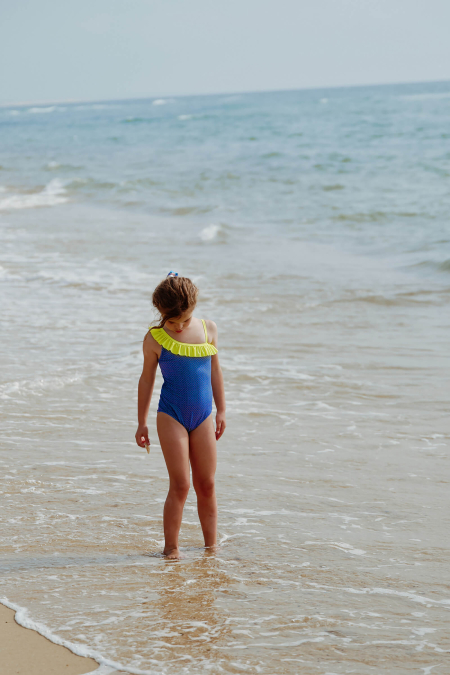 Girl's One-Piece Swimwear FLORES Sunny Azulejos | GILI'S